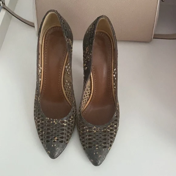 Proenza Schouler Snakeskin pumps